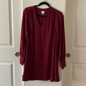 Red dress, size XS